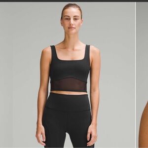 Lululemon Wunder Train Mesh Panel Tank Top sz 6